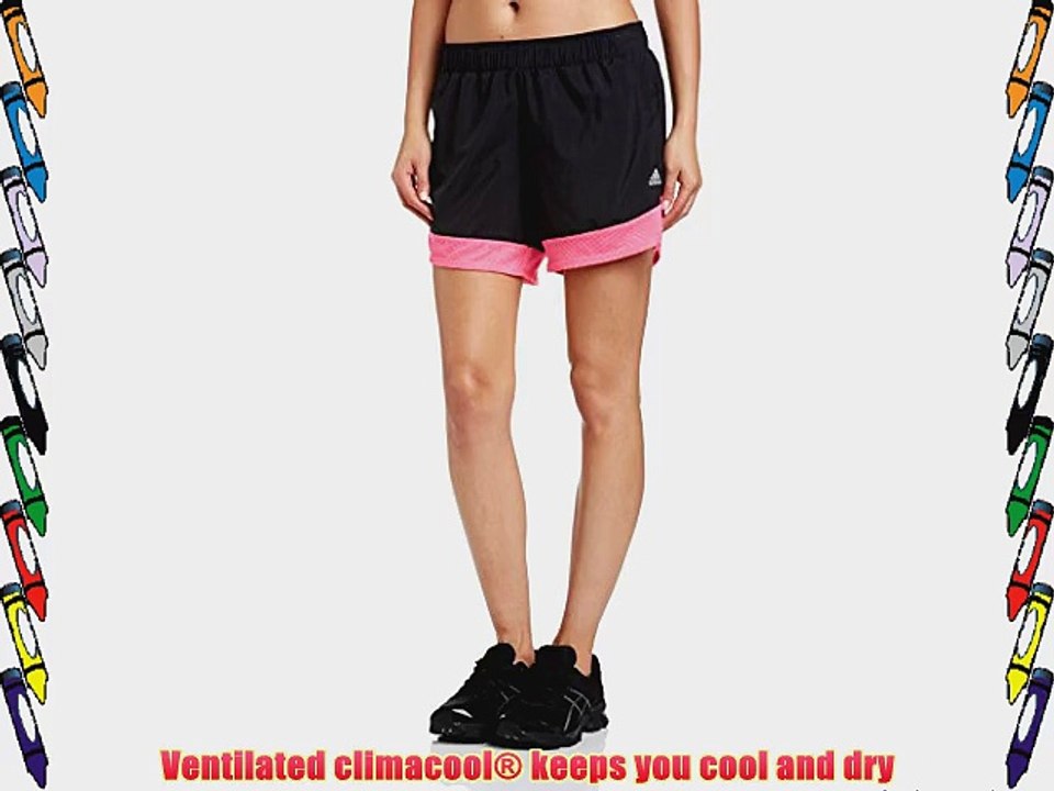 adidas Women Supernova Short - Black/Neon Pink Medium