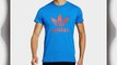 adidas Men's Trefoil T-Shirt - Bluebird/Collegiate Red X-Large