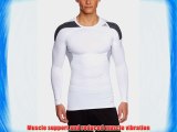 adidas Techfit Cool Men's Functional Long-Sleeved Shirt White white / black Size:Large