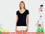 Zumba Fitness So Hot Solar Women's T-Shirt V Neck black Size:M