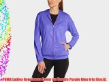 PUMA Ladies Gym Loose Cover up Hoodie Purple Blue Iris Size:XL