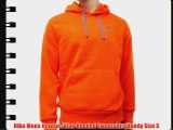 Nike Mens Orange/Blue Hooded Sweatshirt Hoody Size S