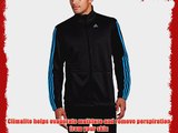 adidas Men's Clima Training Knit Jacket - Black/Solar Blue Large