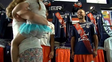 Présentation maillots 2015/16 au MHSC Store Odysseum