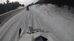 Snowmobiling in Hayward Wisconsin 1/3/15