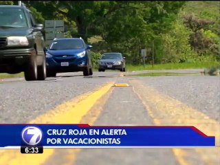 Cruz Roja intensifica vigilancia por vacaciones de medio año