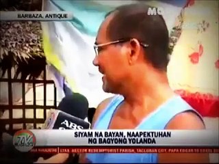 TV Patrol; ANTIQUE PROVINCE, PHILIPPINES - YOLANDA VICTIMS (ABS-CBN News; Nov.14,2013)