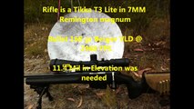 Tikka T3 lite 7mm rem mag at 1373 yards