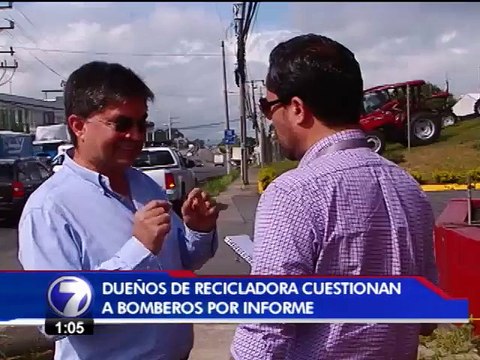 Dueños de recicladora aseguran que incendio fue un acto criminal