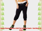 Zumba Fitness Women's Chill The Funk Out Capris - Sew Black XX-Large