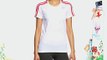adidas Response 3 Stripes Women's Short-Sleeve Shirt white/red Size:S