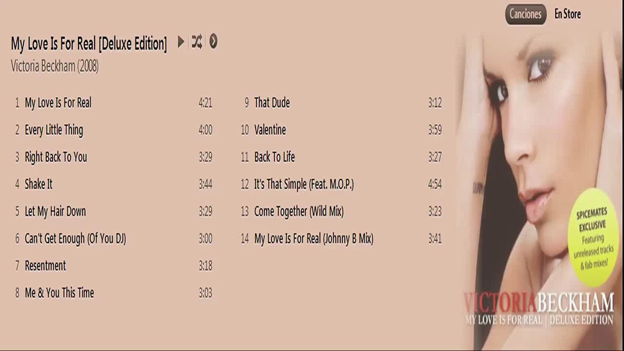 Victoria Beckham - My Love Is For Real (Audio) - 1280X720 HD