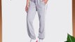 adidas Women's Essentials 3 Stripes Cuffed Trousers - Medium Grey Heather/White Small