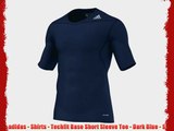 adidas - Shirts - Techfit Base Short Sleeve Tee - Dark Blue - S