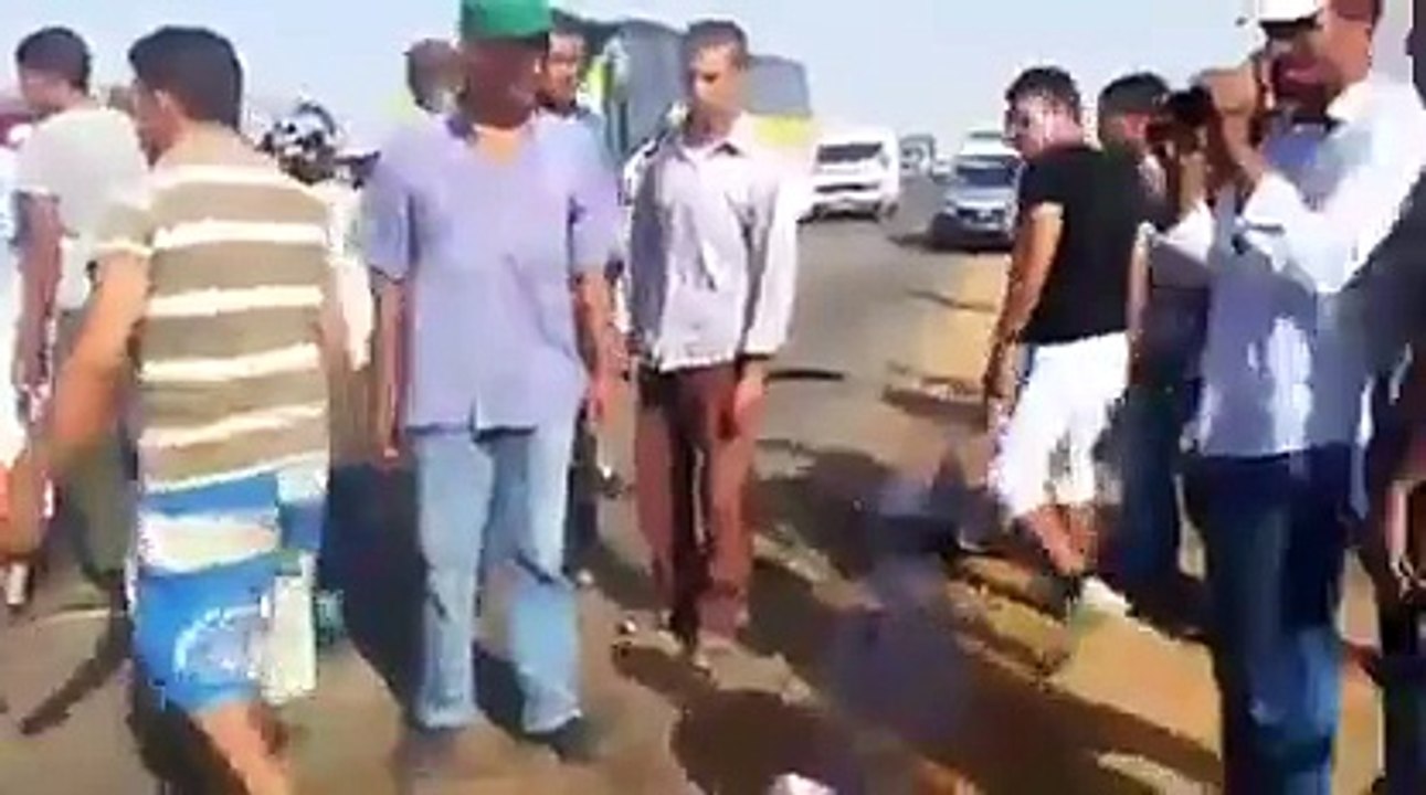حادثة سير خطيرة و غياب أي مساعدة