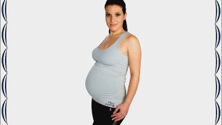 High Support Pregnancy Exercise Top Dove Grey