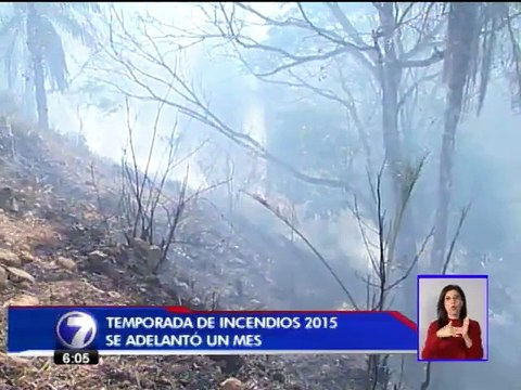 Temporada de incendios forestales se adelanta un mes por déficit de lluvias