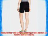 Under Armour Women's Heat Gear Alpha Mid Compression Shorts - Black/Metallic Silver Medium