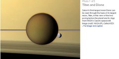 Cassini toma impactantes imagenes de Lunas de Saturno 2012