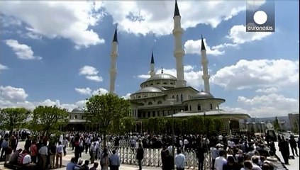 مسجد بزرگ کاخ ریاست جمهوری ترکیه افتتاح شد