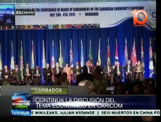 Caricom discute en Barbados estrategias de desarrollo económico