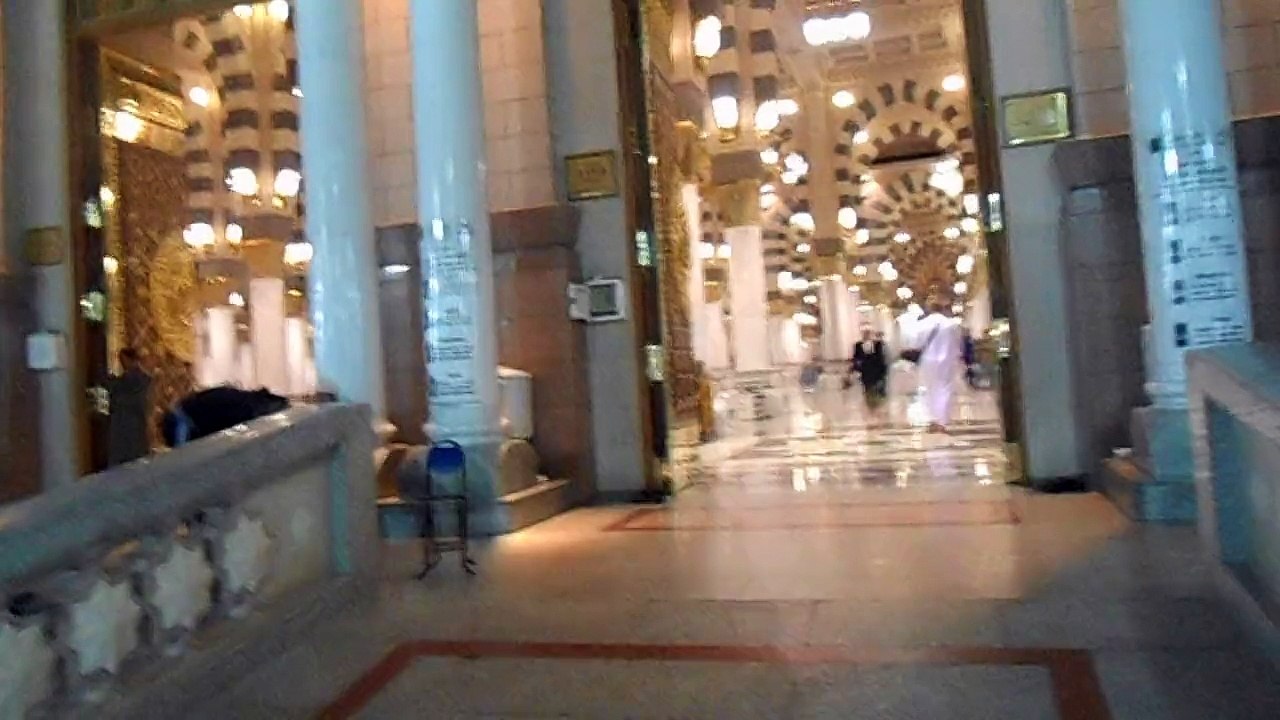 masjide nabvi k aik manzer