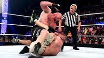 Brock Lesnar repeatedly suplexes John Cena SummerSlam 2014