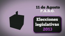 Instructivo para las elecciones P.A.S.O. Primarias Abiertas Simultáneas y Obligatorias 2013