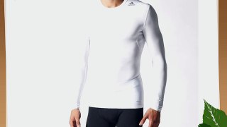 adidas - Shirts - Techfit Base Tee - White - 3XL
