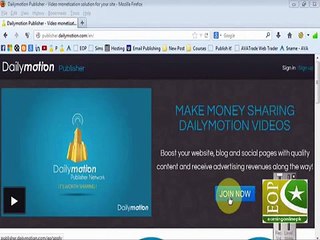 Make Money with Dailymotion (Urdu Hindi)_2015