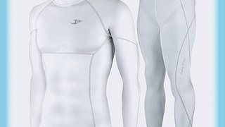 New White Compression Under Base Layer Wear Top