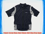 Polaris Tarrant Mens Short Sleeve Shirt Blue/Grey Small