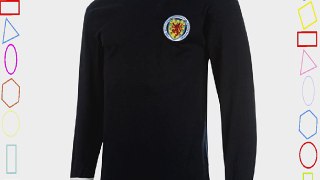 Score Draw Men Draw Scotland FA 67 Home Long Sleeve Shirt Navy XL