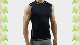 Sub Sports Dual Men's Compression Baselayer Sleeveless Top - Black XX-Large