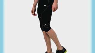 Ultrasport Men's Rainbow Compression Capri Pants - Black 2X-Large