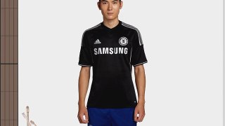 adidas Men's Chelsea FC Third Jersey - Black/Silver Large