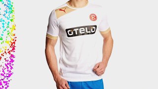 Puma Men's Replica Football Jersey Fortuna D?sseldorf Away white-team gold Size:M