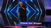 America's Got Talent 2014 - Frank The Singer: 74-Year-Old Channels Frank Sinatra