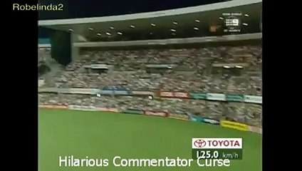 Hilarious Commentators Curse - Waiting For it & Than .....