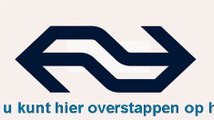 NS Omroepbericht in Sprinter naar Den Haag Centraal voor aankomst station Rotterdam Centraal