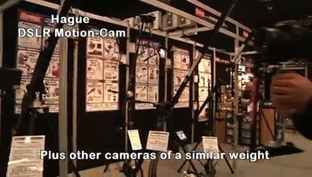 Hague DSLR Motion Cam Steadicam Stabilizer Pro Video 2010