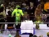 Randy Savage/Ultimate Warrior contract signing