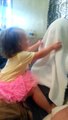 Little Girl Can't  Recognize Her Own Dad After A Beard Shave  And Gets Scared