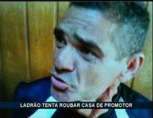 Assalto na casa de promotor