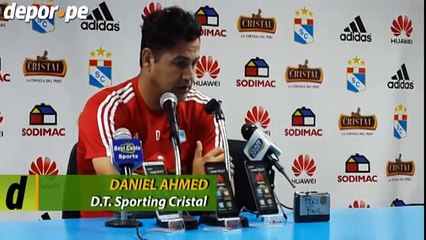 Sporting Cristal: Daniel Ahmed criticó habilitación de Gabriel Costa (VIDEO)