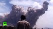 Gas Clouds: Mount Sinabung volcano spews hot ash in Indonesia