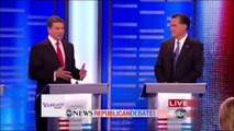 Rick Perry Needles Mitt Romney on His View of Individual Health Care Mandate (ABC News Debate)