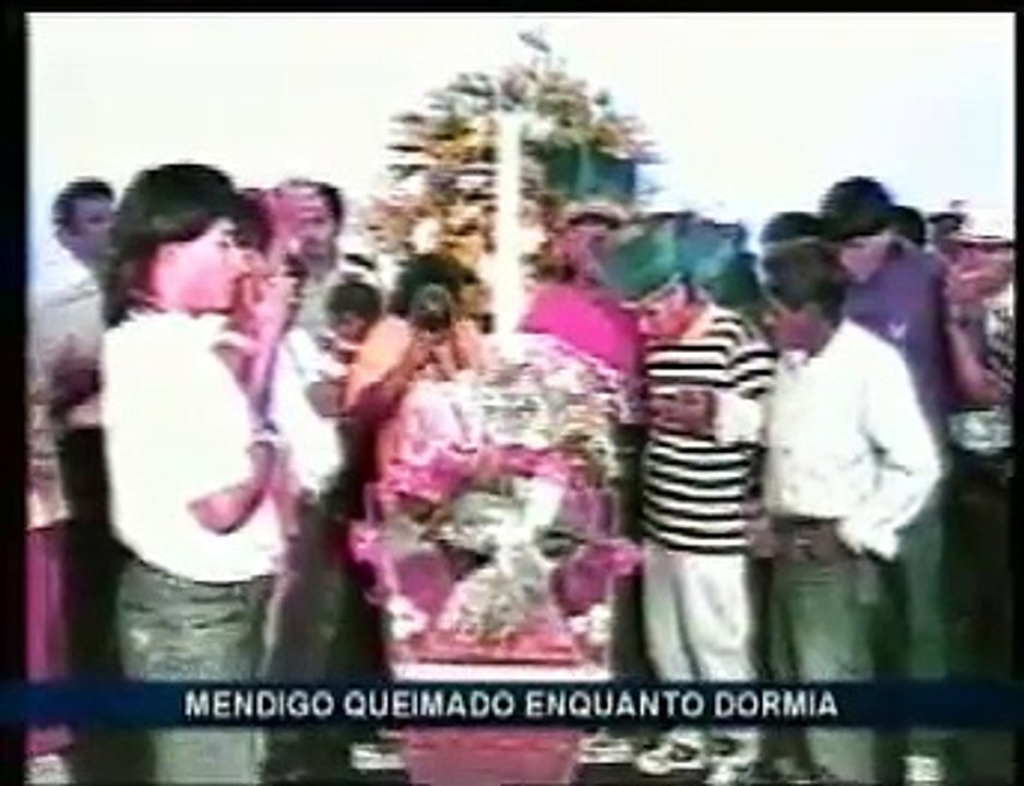 Morador de rua incendiado
