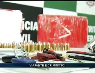 Bombeiro preso por tráfico de drogas