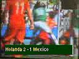 1/8 de Final, Mundial_2014: Nederland 2 - 1 Mexico, Junio 29/2014